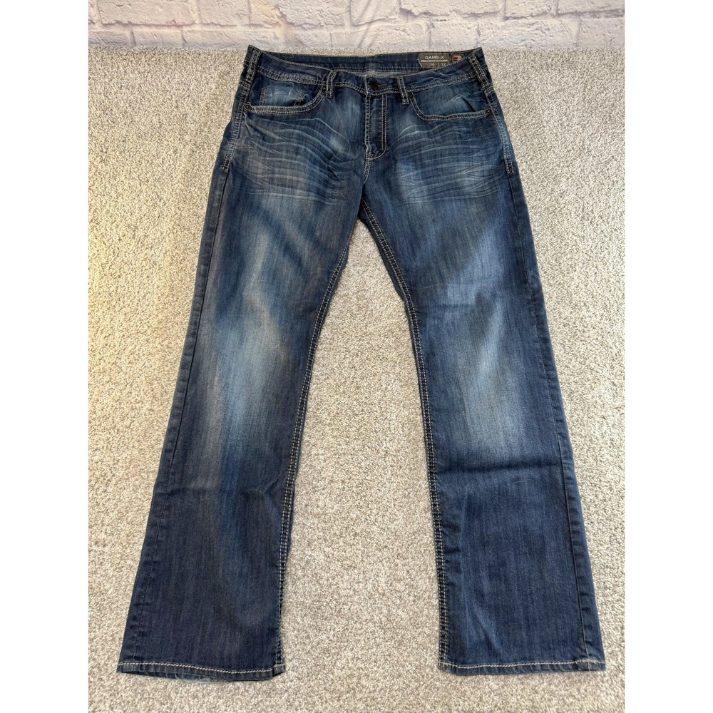 Buffalo David Bitton From the Buckle men's jeans 34x32 GAME-X Bootcut Stretch